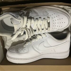 Nike Air Force 1 White Sneakers Iconic Design